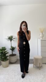 Vestido de malha preto - Image 2