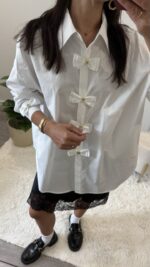 Camisa branca laços - Image 3