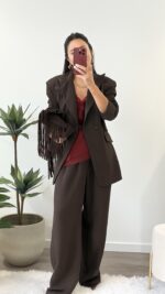 Calças alfaiataria castanhas - Lumina - Image 4