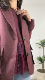 Blazer bordeaux fazenda - Lumina - Image 6