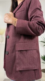 Blazer bordeaux fazenda - Lumina - Image 5