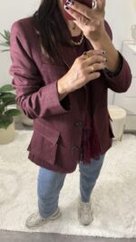 Blazer bordeaux fazenda - Lumina - Image 4