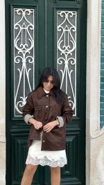 Casaco Fisherman castanho - Image 3