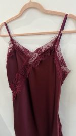 Vestido/Túnica bordeaux elástico costas - Image 2