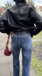 Calças de ganga com tachas - Image 3