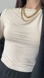 Camisola cashmere creme - Lumina - Image 5