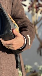 Sobretudo 100% lã castanho - Image 2