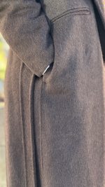 Sobretudo 100% lã castanho - Image 5