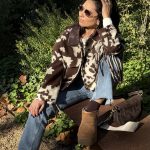 Blusão padrão vaca - Lumina