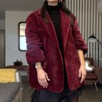 Blazer veludo bordeaux - Lumina