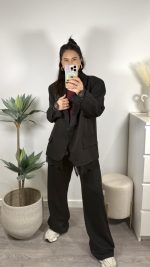 Blazer preto com renda - Lumina - Image 2