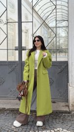 Sobretudo verde pistácio - LUMINA - Image 3