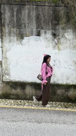 Camisola rosa laço punho - Image 3