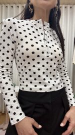 Camisola bolinhas branca - Mochy - Image 3