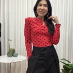 Camisola bolinhas vermelha - Mochy