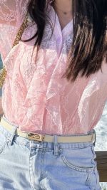 Blusa renda rosa - Image 8