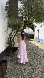 Saia rosa folhos - Lumina - Image 3
