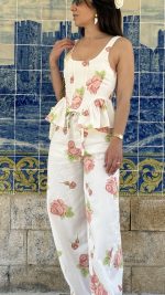 Calças padrão flores - LUMINA - Image 5