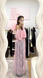 Top/Blusa rosa renda - LUMINA - Image 2
