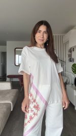 T-shirt com lenço - LUMINA - Image 4