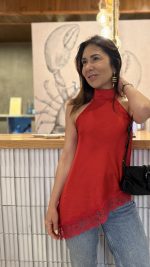 Top assimétrico vermelho - Image 6