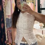 Blusa renda branca - Mochy
