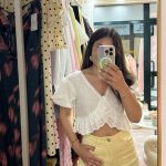 Blusa bordado inglês branca - Mochy