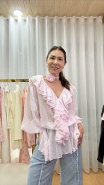 Blusa rosa pintinhas pretas - Image 4