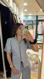 Blusa padrão vichy - LUMINA