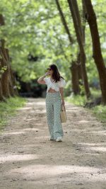 Jeans padrão flores - MOCHY - Image 5