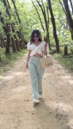 Jeans padrão flores - MOCHY - Image 3