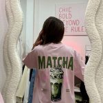 T-shirt rosa matcha