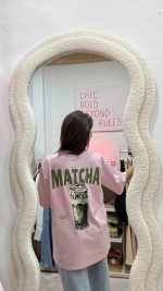 T-shirt rosa matcha - Image 3