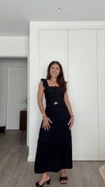 Conjunto top e saia preto - Image 3
