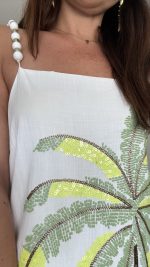 Vestido branco palmeiras - Image 9