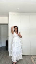 Vestido branco bordado inglês - Image 7