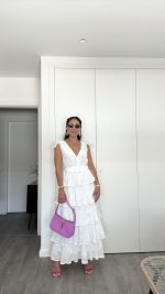 Vestido branco bordado inglês - Image 13