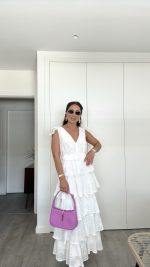 Vestido branco bordado inglês - Image 11