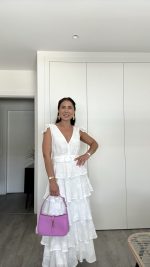 Vestido branco bordado inglês - Image 12