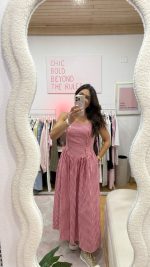 Vestido padrão vichy
