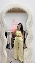 Conjunto calças e top amarelo - Image 5