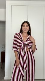 Conjunto calça e top/casaco tons rosa - Image 6