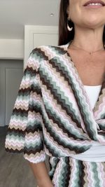 Conjunto calça e top/casaco tons verde - Image 8