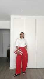Jeans/Calções vermelhos | Lumina - Image 3