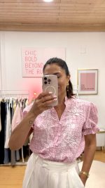 Blusa vichy rosa - Image 4