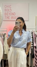 Blusa vichy azul - Image 3