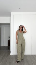 Conjunto linho verde seco - Image 10