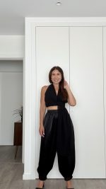 Calças bombachas pretas