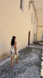Vestido curto folhos - Image 5