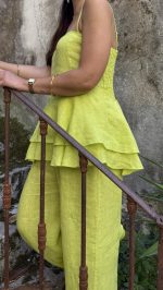 Conjunto 100% linho verde - Image 2